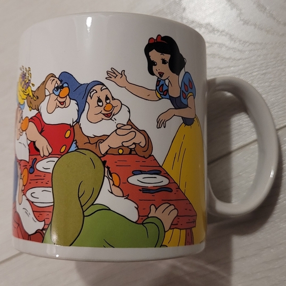 Walt Disney Other - Vintage Walt Disney Snow White & the Seven Dwarfs Mug Cup 1987 50th Anniversary